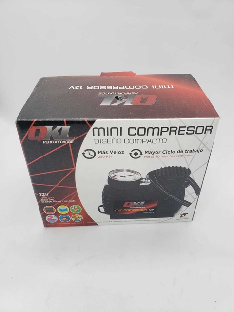Compresor mini 12 vl plastico