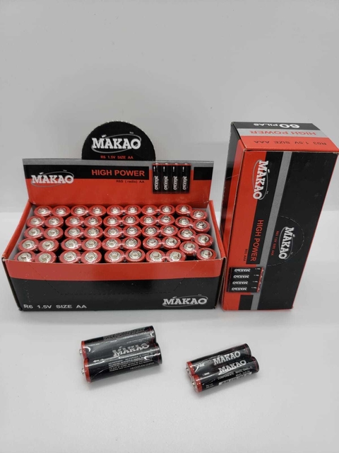 Pila x 60 unidades makao AA - AAA