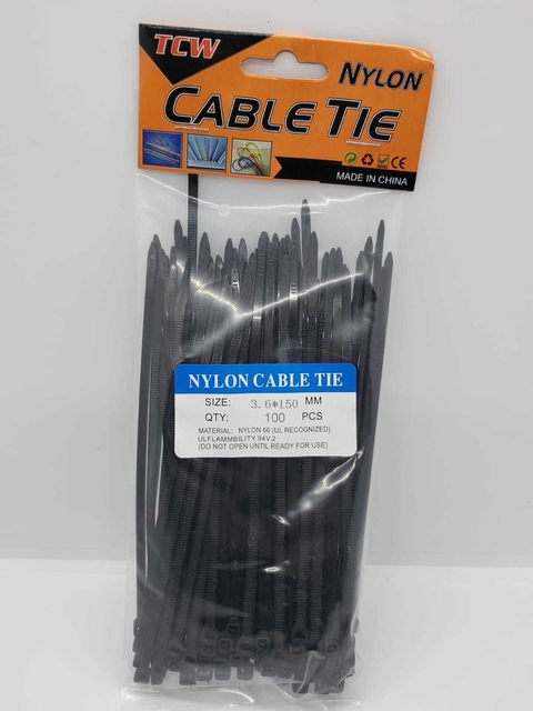 precinto nylon 3.6 15cm x 100