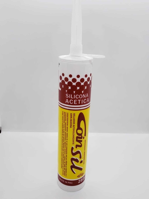 silicona acetica transparente 280cc