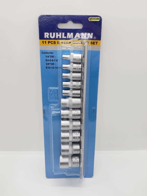 torx hembra x 11 1/4 - 3/8 ruhlman