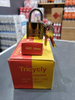 candado bronceado try 20mm - comprar online