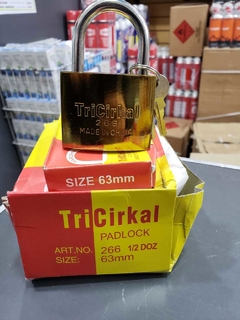 candado bronceado try 63mm - comprar online
