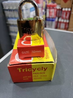 candado bronceado try 32mm - comprar online