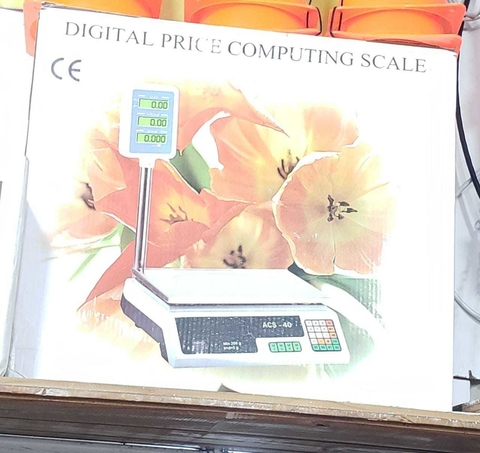 Balanza comercial digital brazo con visor 40kg