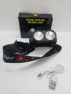 Linterna Minero recargable usb