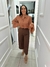 Camisa com Babado em Crepe de Musseline Liso Cheroy