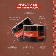 Máscara de Reconstrução Aromia 300g - Aromia Cosméticos - Loja Oficial