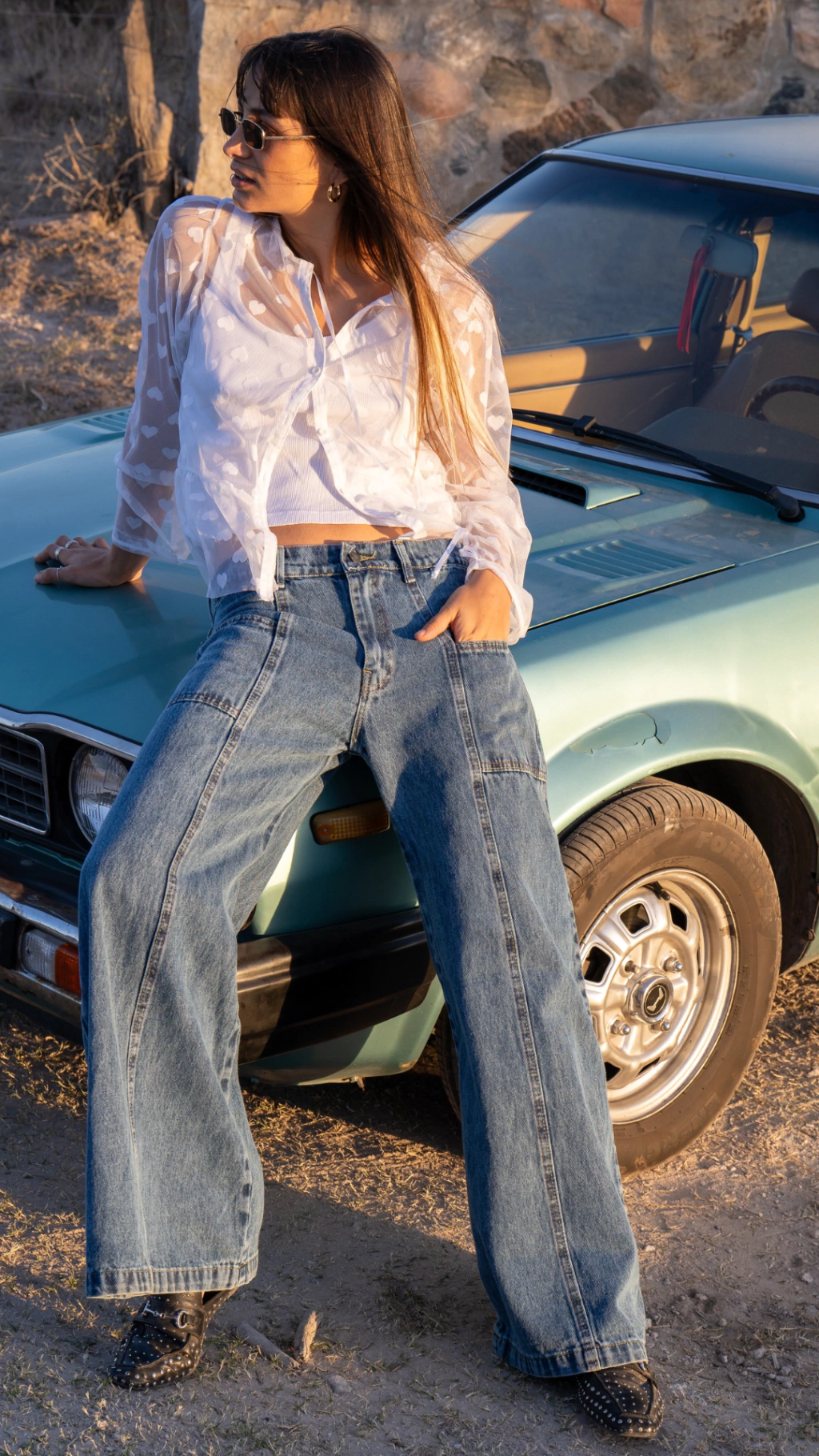 JEAN WIDE LEG UNIQUE