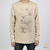 Remera m/l 572n beige estampa - comprar online