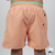 Short de baño liso salmon cintura verde agua 701n - comprar online