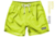 701N short de baño liso (amarillo fluo)