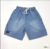 782n Short de jean liviano celeste