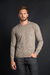 Sweater jaspeado c/r 1059 tostado