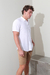 628 camisa m/c flame | blanca - comprar online