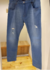 Jeans celeste con roturas 750