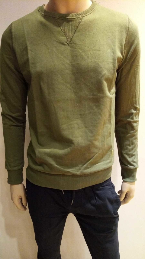 989 Buzo rustico cuello redondo liviano