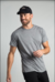 Remera m/c gris 581