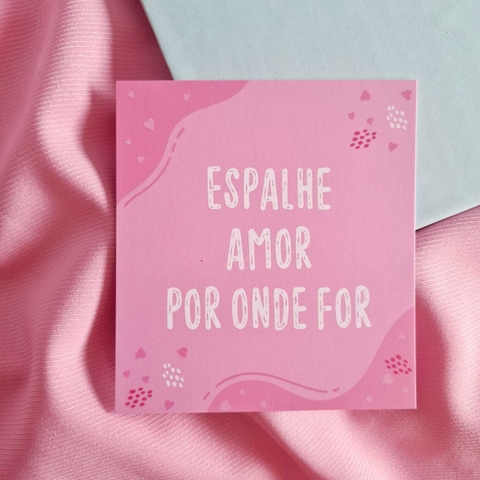 25 Cards Luminosos - Espalhe Amor.