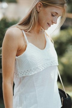 Blusa - Musculosa Con Tejido Gelia
