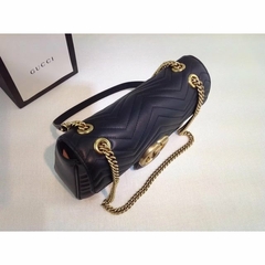 Marmont Gucci Pequena Preta Italiana - Luxury Bags