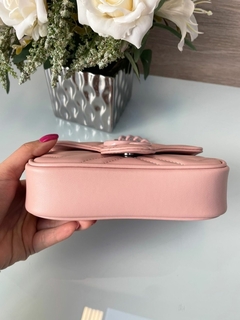 Bolsa De Cintura GG Marmont Rosa Italiana na internet