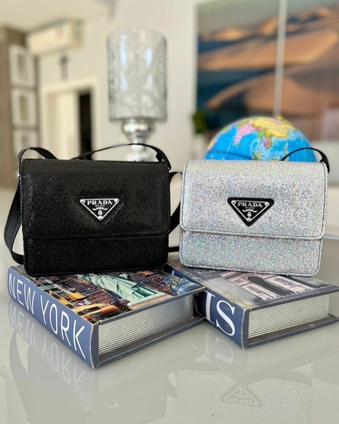 Bolsa Prada Brilhante 1#