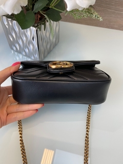 Gucci Marmont Super Mini Preta - loja online