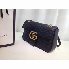 Marmont Gucci Pequena Preta Italiana - loja online