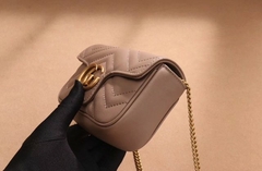 Bolsa Gucci Marmont Super Mini Nude - Luxury Bags