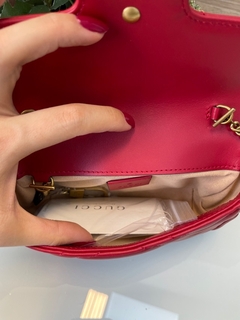 Gucci Marmont Super Mini Vermelha - Luxury Bags