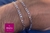 Pulseira masculina 3x1 em prata 925.