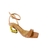 Sandália salto dourado - comprar online