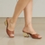 Tamanco salto dourado - comprar online