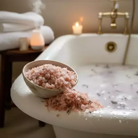 Sales de baño energizantes con flores de lavanda - comprar online
