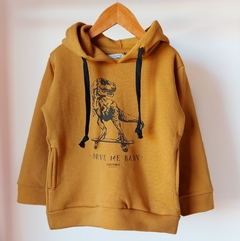 BUZO VARÓN DINOSAURIO CON CAPUCHA | CASTORO BAMBINI - Espacio Limón