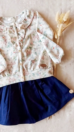 CAMPERA LANILLA BAMBI CON VOLADOS | CASTORO BAMBINI en internet