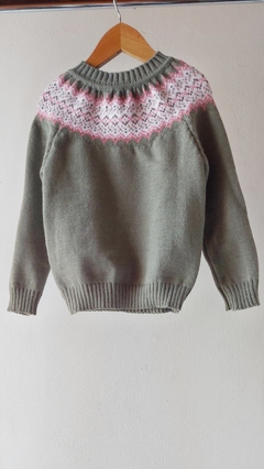 Imagen de SWEATER VERDE CON GUARDA