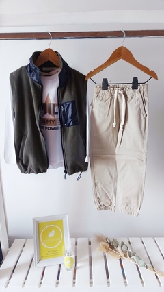 BABUCHA GABARDINA CON PUÑO | CASTORO BAMBINI - comprar online