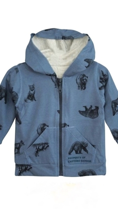 CAMPERA BEBÉ JERSEY FORRADA OSOS | CASTORO BAMBINI
