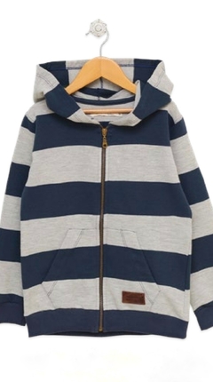 CAMPERA BEBÉ RÚSTICA RAYADA | CASTORO BAMBINI