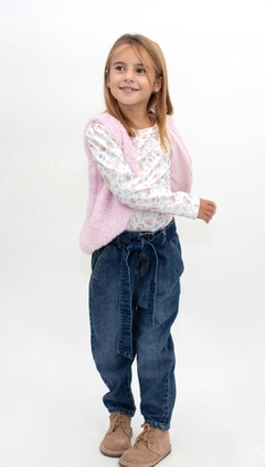 PANTALÓN BAGGY CON LAZO | CASTORO BAMBINI