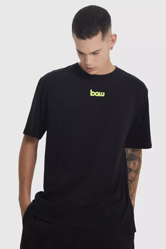 Camiseta Baw Regular Selfie Highlighter Black - comprar online