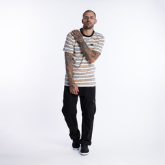 Camiseta RVCA Leaman Stripe - SktMafia 