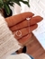 Pasante Corona + Earcuff con cadena (unidad)