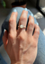 Anillo de piedra mineral (Modelo Redondo) XS - comprar online