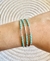 Pulsera Triple Turquesa