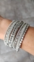 Pulsera Ancha Plateada