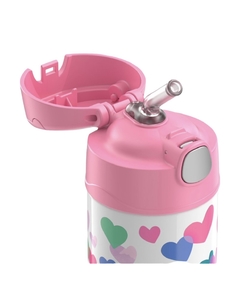Garrafa térmica rosa coração Thermos - comprar online