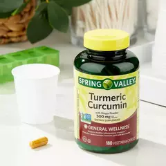 Curcumina De Cúrcuma 500 Mg 180 Comprimidos - Spring Valley - comprar online